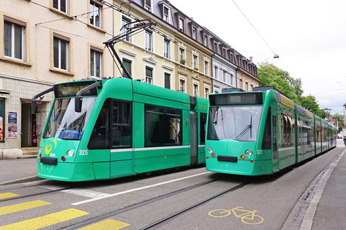 Basel Be6/8 Combino Tram - www.simplonpc.co.uk - Photo: ©Ian Boyle 26th July 2017