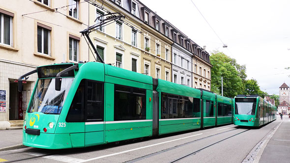 Basel Be6/8 Combino Tram - www.simplonpc.co.uk - Photo: ©Ian Boyle 26th July 2017