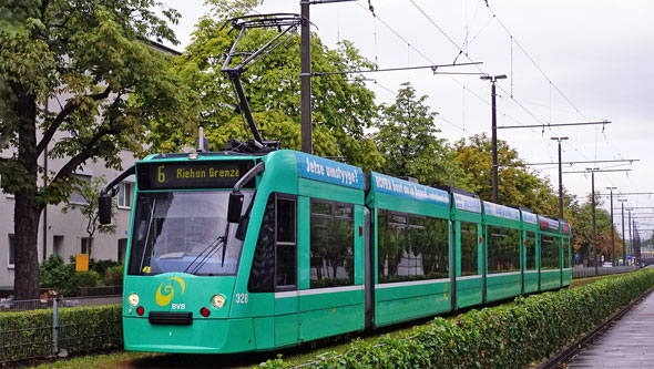 Basel Be6/8 Combino Tram - www.simplonpc.co.uk - Photo: ©Ian Boyle 26th July 2017