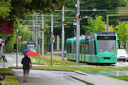 Basel Be6/8 Combino Tram - www.simplonpc.co.uk - Photo: ©Ian Boyle 26th July 2017