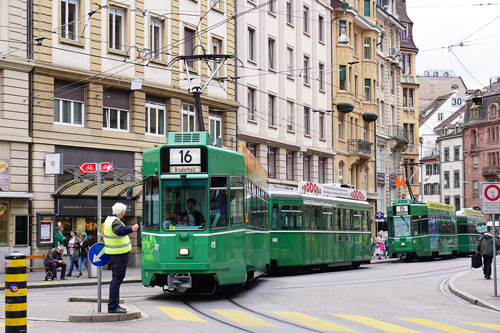 Basel Be4/4 Tram - www.simplonpc.co.uk - Photo: ©Ian Boyle 26th July 2017