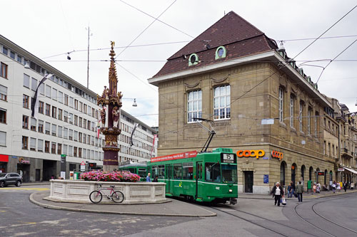 Basel Be4/4 Tram - www.simplonpc.co.uk - Photo: ©Ian Boyle 26th July 2017