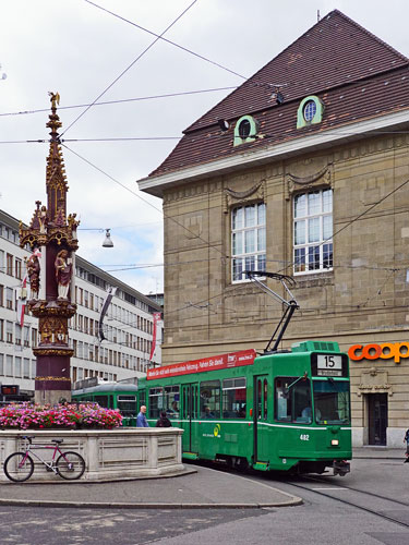 Basel Be4/4 Tram - www.simplonpc.co.uk - Photo: ©Ian Boyle 26th July 2017