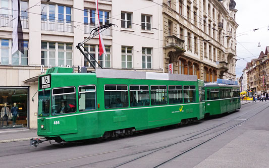 Basel Be4/4 Tram - www.simplonpc.co.uk - Photo: ©Ian Boyle 26th July 2017