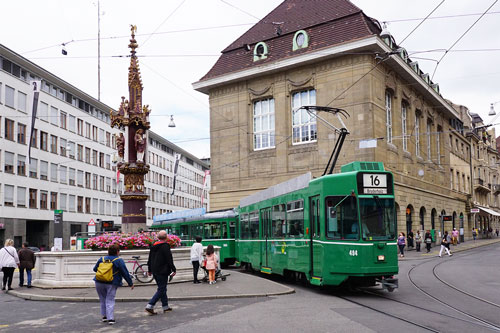 Basel Be4/4 Tram - www.simplonpc.co.uk - Photo: ©Ian Boyle 26th July 2017