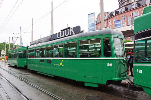 Basel Be4/4 Tram - www.simplonpc.co.uk - Photo: ©Ian Boyle 26th July 2017