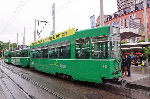 Basel Be4/4 Tram - www.simplonpc.co.uk - Photo: ©Ian Boyle 26th July 2017