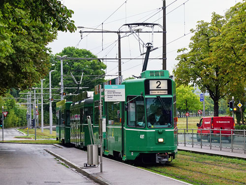 Basel Be4/4 Tram - www.simplonpc.co.uk - Photo: ©Ian Boyle 26th July 2017