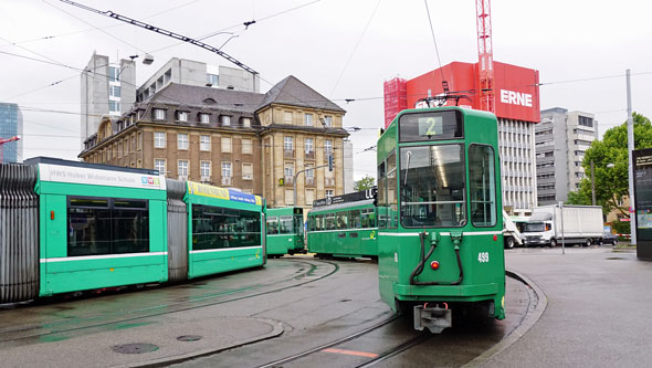 Basel Be4/4 Tram - www.simplonpc.co.uk - Photo: ©Ian Boyle 26th July 2017