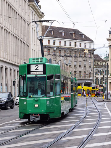 Basel Be4/4 Tram - www.simplonpc.co.uk - Photo: ©Ian Boyle 26th July 2017