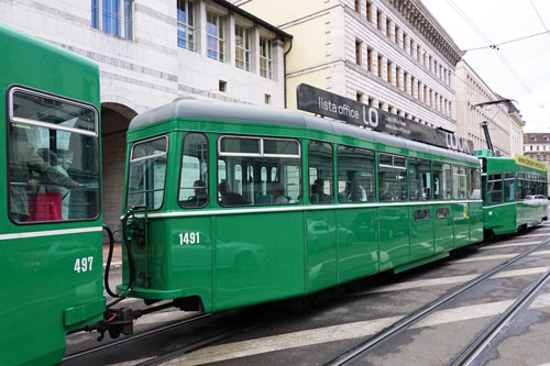 Basel Be4/4 Tram - www.simplonpc.co.uk - Photo: ©Ian Boyle 26th July 2017