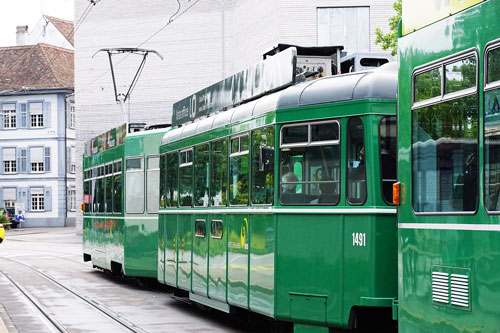 Basel Be4/4 Tram - www.simplonpc.co.uk - Photo: ©Ian Boyle 26th July 2017