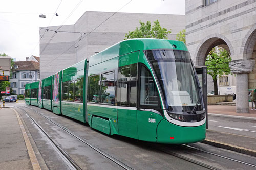 FLEXITYBasel Be6/8 Bombardier Be6/8 Tram - www.simplonpc.co.uk - Photo: ©Ian Boyle 26th July 2017