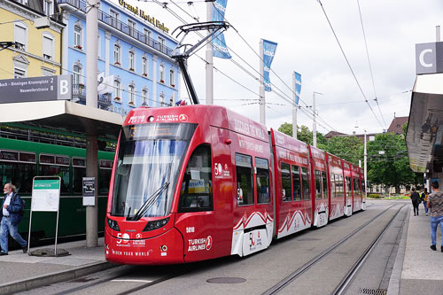 FLEXITYBasel Be6/8 Bombardier Be6/8 Tram - www.simplonpc.co.uk - Photo: ©Ian Boyle 26th July 2017