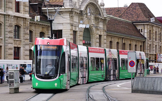 FLEXITYBasel Be6/8 Bombardier Be6/8 Tram - www.simplonpc.co.uk - Photo: ©Ian Boyle 26th July 2017