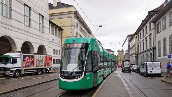 FLEXITYBasel Be6/8 Bombardier Be6/8 Tram - www.simplonpc.co.uk - Photo: ©Ian Boyle 26th July 2017