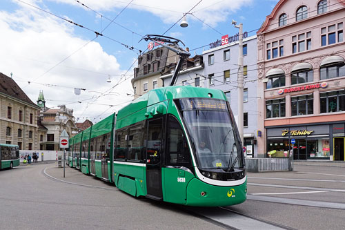 FLEXITYBasel Be6/8 Bombardier Be6/8 Tram - www.simplonpc.co.uk - Photo: ©Ian Boyle 26th July 2017