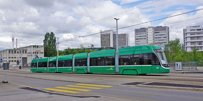 FLEXITYBasel Be6/8 Bombardier Be6/8 Tram - www.simplonpc.co.uk - Photo: ©Ian Boyle 26th July 2017