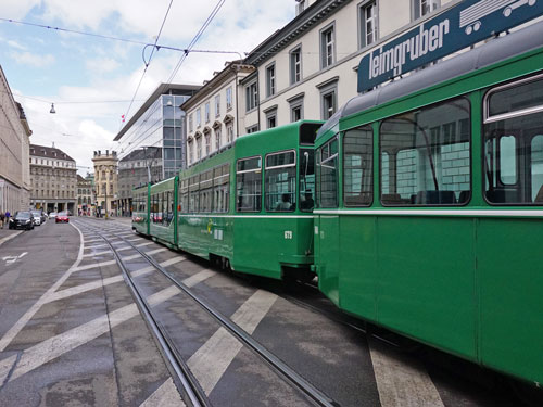 Basel Be4/6 'Guggammere' Tram - www.simplonpc.co.uk - Photo: ©Ian Boyle 26th July 2017