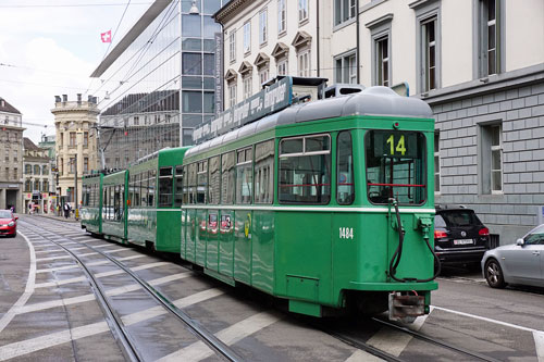 Basel Be4/6 'Guggammere' Tram - www.simplonpc.co.uk - Photo: ©Ian Boyle 26th July 2017