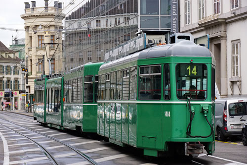 Basel Be4/6 'Guggammere' Tram - www.simplonpc.co.uk - Photo: ©Ian Boyle 26th July 2017