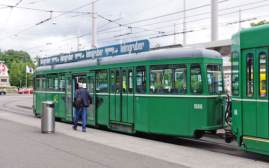 Basel Be4/6 'Guggammere' Tram - www.simplonpc.co.uk - Photo: ©Ian Boyle 26th July 2017