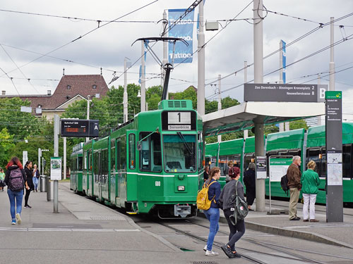 Basel Be4/6 'Guggammere' Tram - www.simplonpc.co.uk - Photo: ©Ian Boyle 26th July 2017