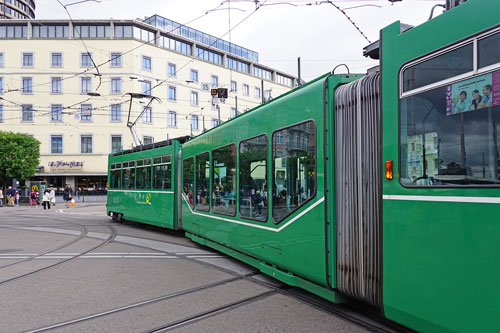 Basel Be4/6 'Guggammere' Tram - www.simplonpc.co.uk - Photo: ©Ian Boyle 26th July 2017