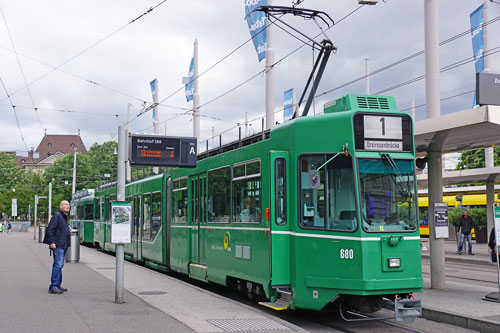 Basel Be4/6 'Guggammere' Tram - www.simplonpc.co.uk - Photo: ©Ian Boyle 26th July 2017