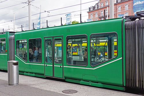 Basel Be4/6 'Guggammere' Tram - www.simplonpc.co.uk - Photo: ©Ian Boyle 26th July 2017