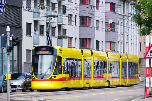 Basel BLT  Be6/8 Stadler Tango Tram - www.simplonpc.co.uk - Photo: ©Ian Boyle 26th July 2017