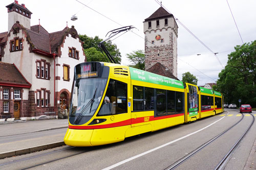 Basel BLT  Be6/8 Stadler Tango Tram - www.simplonpc.co.uk - Photo: ©Ian Boyle 26th July 2017