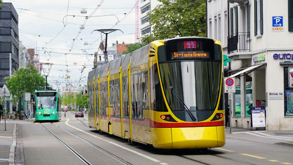 Basel BLT  Be6/8 Stadler Tango Tram - www.simplonpc.co.uk - Photo: ©Ian Boyle 26th July 2017