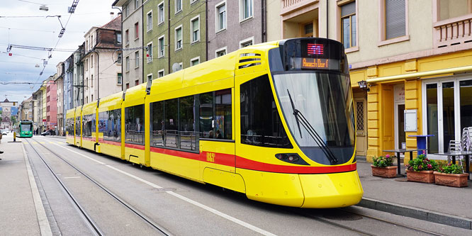 Basel BLT  Be6/8 Stadler Tango Tram - www.simplonpc.co.uk - Photo: ©Ian Boyle 26th July 2017