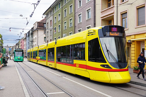 Basel BLT  Be6/8 Stadler Tango Tram - www.simplonpc.co.uk - Photo: ©Ian Boyle 26th July 2017