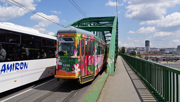 Belgrade KT4 Trams - www.simplonpc.co.uk - Photo: Ian Boyle 17th May 2016