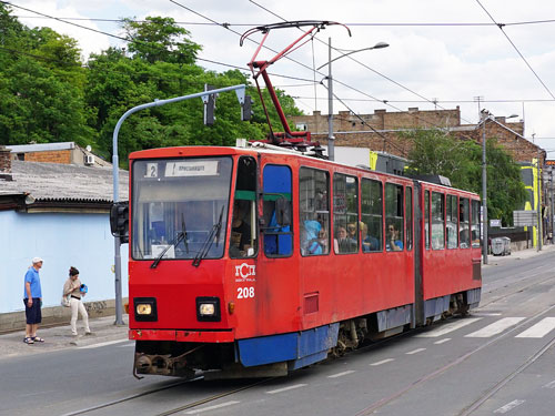 Belgrade KT4 Tram - www.spimplonpc.co.uk - Photo: ©Ian Boyle 17th May 2016