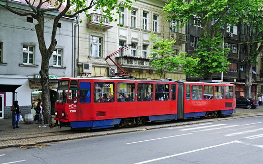 Belgrade KT4 Tram - www.spimplonpc.co.uk - Photo: ©Ian Boyle 17th May 2016