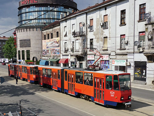 Belgrade KT4 Tram - www.spimplonpc.co.uk - Photo: ©Ian Boyle 17th May 2016