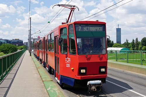 Belgrade KT4 Tram - www.spimplonpc.co.uk - Photo: ©Ian Boyle 17th May 2016