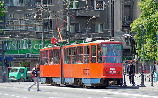 Belgrade KT4 Tram - www.spimplonpc.co.uk - Photo: ©Ian Boyle 17th May 2016