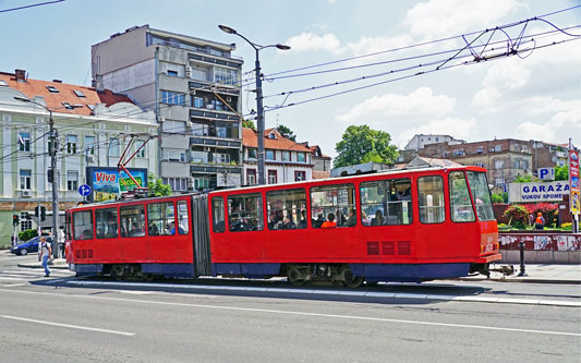 Belgrade KT4 Tram - www.spimplonpc.co.uk - Photo: ©Ian Boyle 17th May 2016