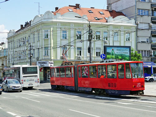 Belgrade KT4 Tram - www.spimplonpc.co.uk - Photo: ©Ian Boyle 17th May 2016