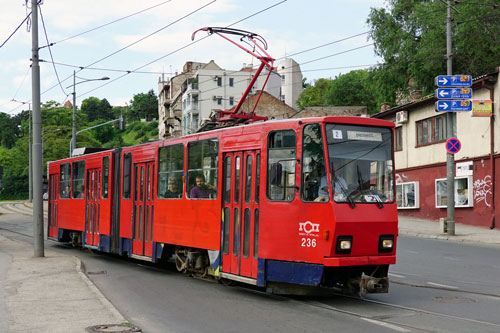 Belgrade KT4 Tram - www.spimplonpc.co.uk - Photo: ©Ian Boyle 17th May 2016