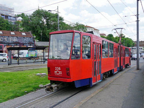 Belgrade KT4 Tram - www.spimplonpc.co.uk - Photo: ©Ian Boyle 17th May 2016