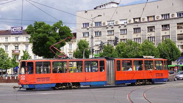 Belgrade KT4 Tram - www.spimplonpc.co.uk - Photo: ©Ian Boyle 17th May 2016