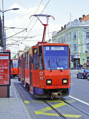 Belgrade KT4 Tram - www.spimplonpc.co.uk - Photo: ©Ian Boyle 17th May 2016