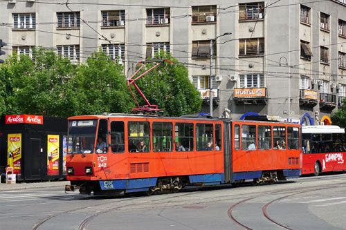 Belgrade KT4 Tram - www.spimplonpc.co.uk - Photo: ©Ian Boyle 17th May 2016