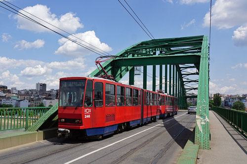 Belgrade KT4 Trams - www.simplonpc.co.uk - Photo: Ian Boyle 17th May 2016