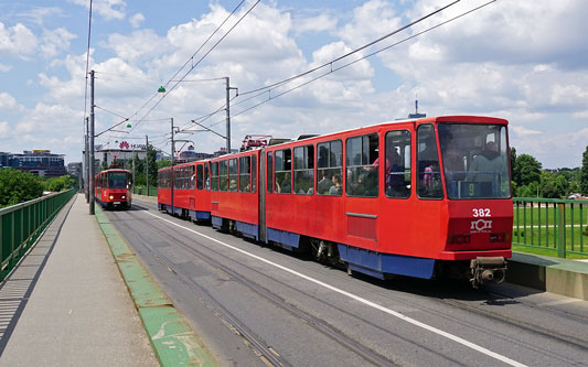 Belgrade KT4 Tram - www.spimplonpc.co.uk - Photo: ©Ian Boyle 17th May 2016